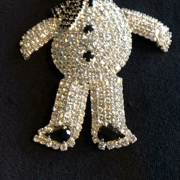 Vintage NWOT Large Christmas Snowman Brooch - Picture 5 of 5